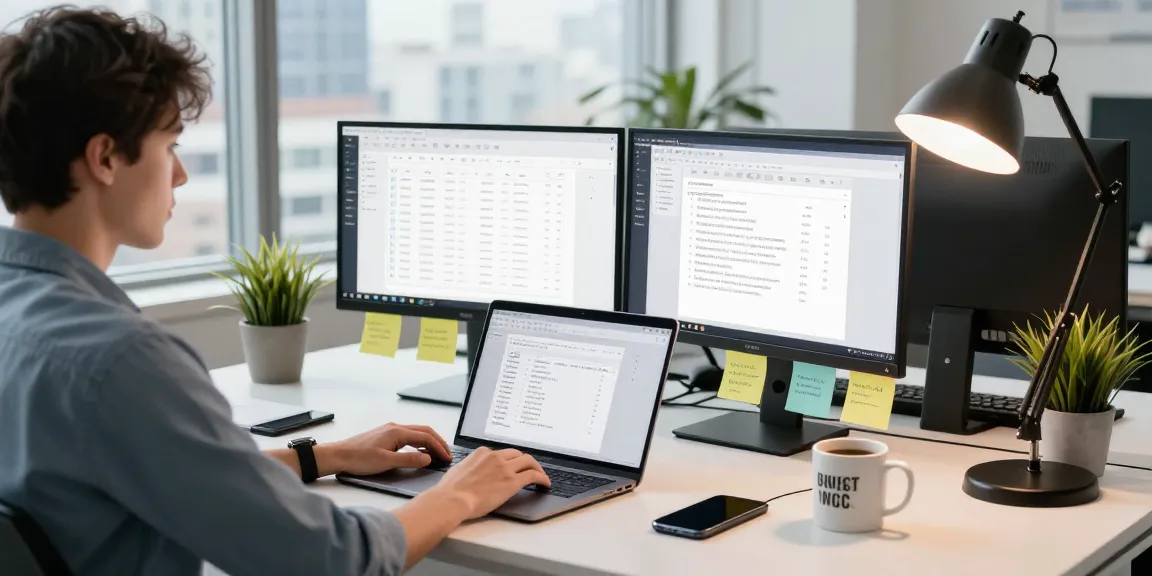 Utilizing WPS Download in a modern office workspace, showcasing productivity tools.